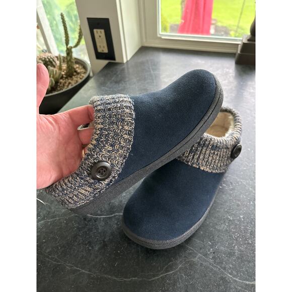 Clark’s Angelina Suede Sherpa Lined Clog - Picture 4 of 10